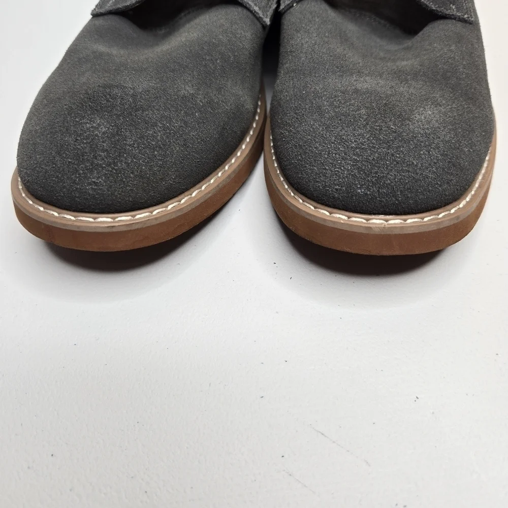 Tommy Hilfiger Men's Gray Seaside Leather Suede Shoes Size 8